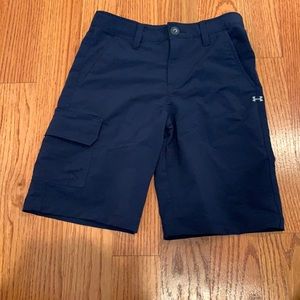 Under Armour, navy shorts, Size M